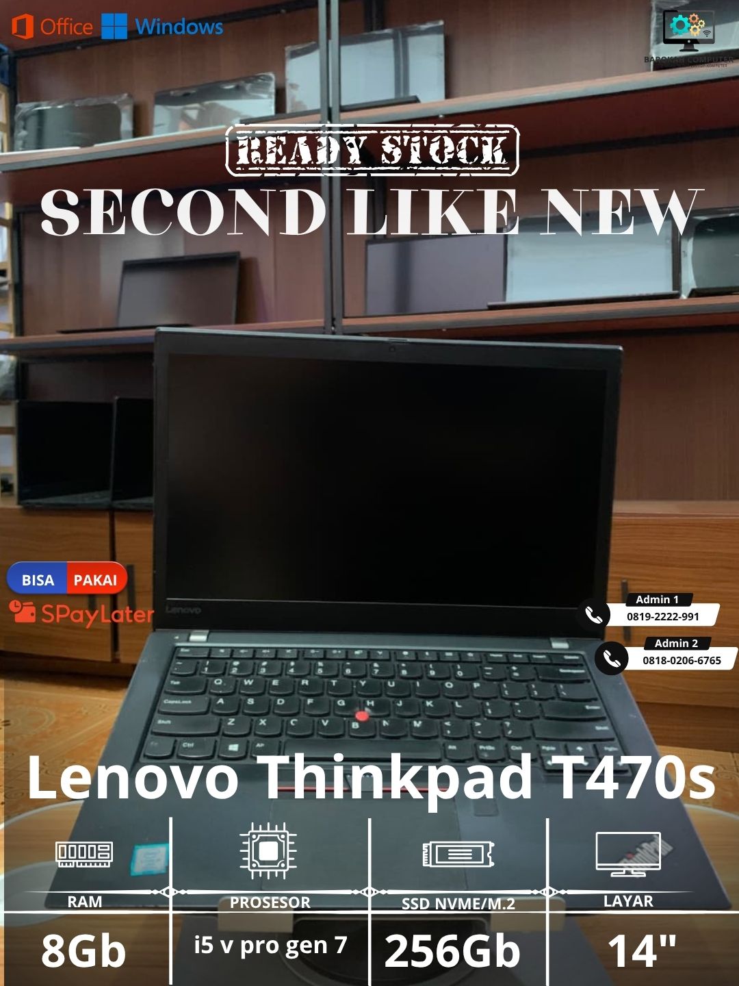 Lenovo Thinkpad T470s